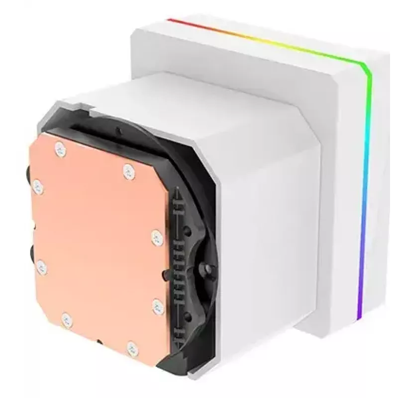 Skysčio aušintuvas Thermaltake TH360 V3 Ultra ARGB — 3x 120 mm ventiliatoriai, 500–2500 RPM, 12 V, baltas