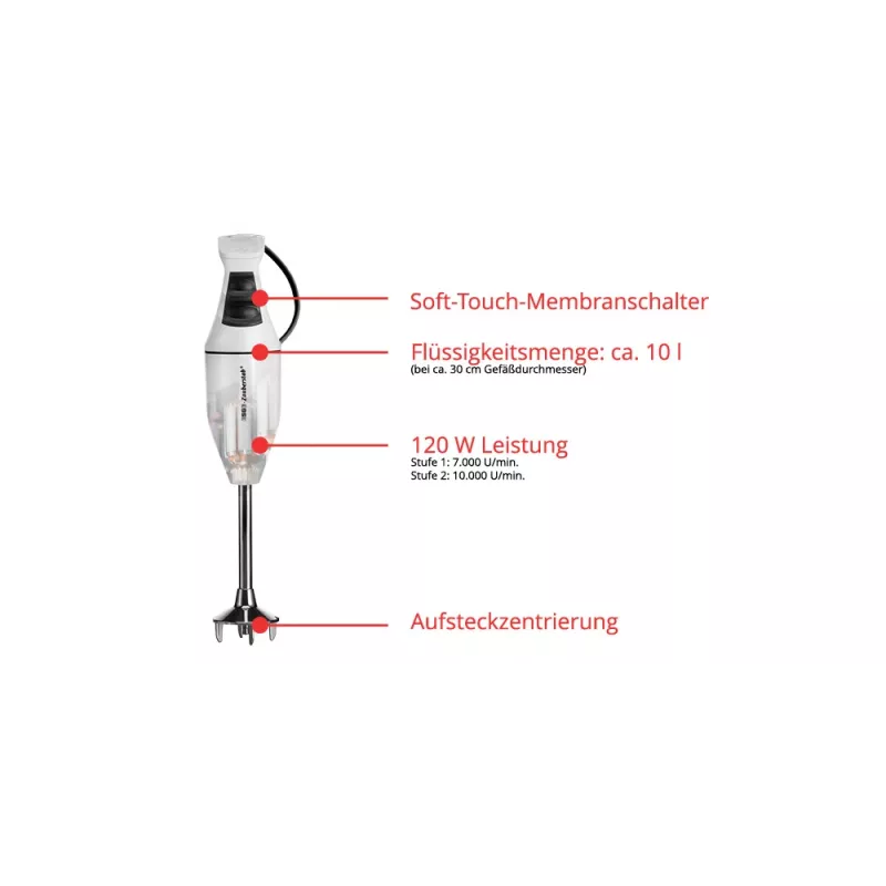 Panardintuvas ESGE M 100 D 120 W Baltas