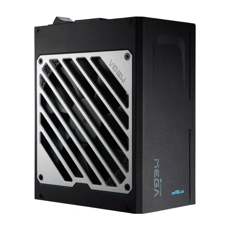 FSP MEGA TI 1350W maitinimo blokas ATX ATX3.1 juodas, 1350 W, 100 - 240 V, 50/60 Hz, 8 - 15 A, 120 W, 1350 W