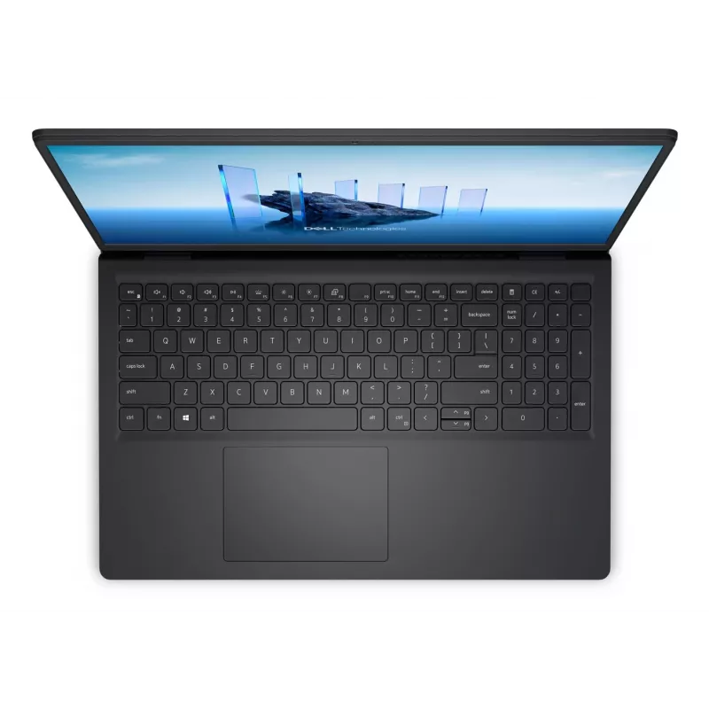 Nešiojamas kompiuteris DELL Pro 15 Essential PV15250, Intel Core 3 100U, 15,6 colio Full HD, 8 GB DDR5, 512 GB SSD, Windows 11 Pro, juodas