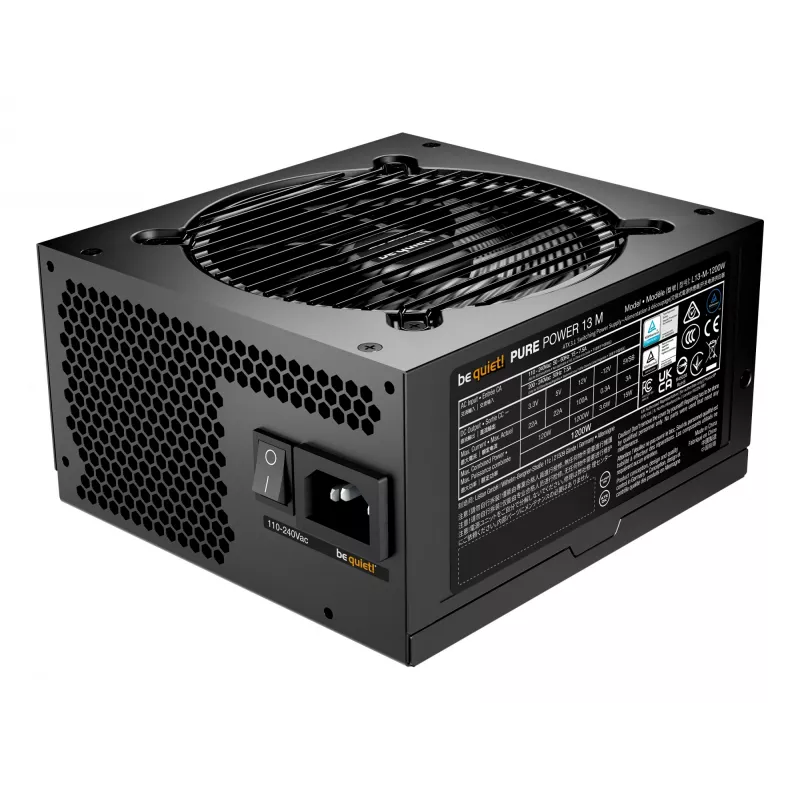 be quiet! Pure Power 13 M | 1200W maitinimo blokas 20+4 pin ATX juodas