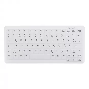 Contour Design Active Key Contour ClassicClean medicininė klaviatūra IP68 mini belaidė balta DE C4110