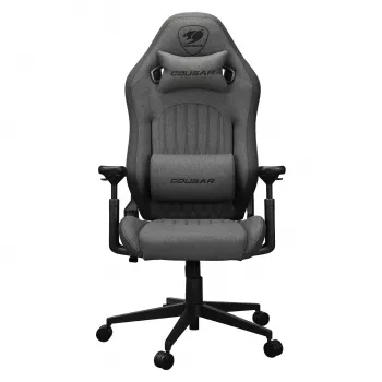 Universali žaidimų kėdė Cougar CGR-EPF-ROG – juoda/pilka, 125 cm minimalus aukštis, 710×670 mm sėdynė, 120 kg maks.