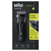 Braun Series 3 301s folijinis skustuvas su trimeriu, juodas