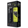 Braun Series 3 301s folijinis skustuvas su trimeriu, juodas