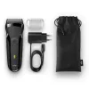 Braun Series 3 301s folijinis skustuvas su trimeriu, juodas