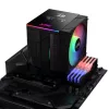 XPG MAESTRO PLUS 62DA procesoriaus aušintuvas, orinis, 12 cm, juodas