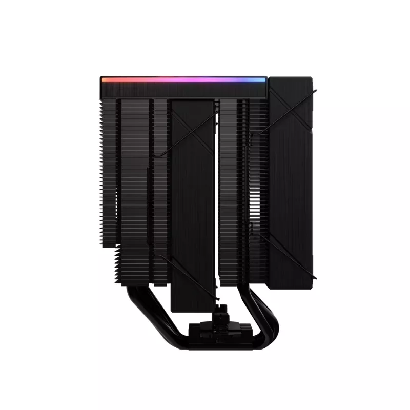 XPG MAESTRO PLUS 62DA procesoriaus aušintuvas, orinis, 12 cm, juodas