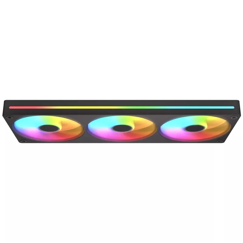 Ventiliatorių rinkinys Cougar Unity360-FB viename rėme 360 ARGB PWM Forward, 120mm×3, 700–2500 RPM, FDB, 5,4 mmH2O, juodas