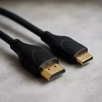 HDMI laidas su Ethernet A -> mini C St/St 1,00 m plonas DELOCK 83132