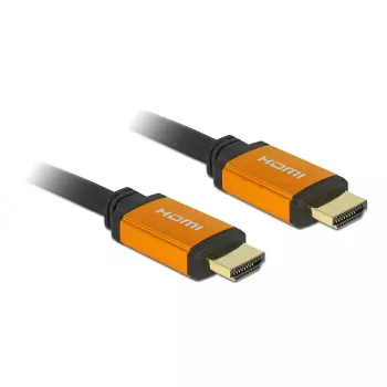 HDMI kabelis DeLOCK 86987 3 m HDMI Type A standartinis juodas geltonas