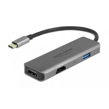 DeLOCK USB Type-C Dual HDMI adapter 4K 60Hz USB prievadas
