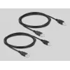 DeLOCK 11493 USB jungiklis juodas USB Type-A Type-B 0.48 Gbit/s