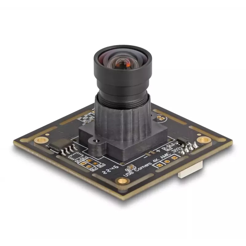 Webkamera DeLOCK 12073 8,3 MP 3840 x 2160 USB 2.0 Juoda