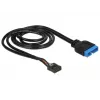 Vidinis USB kabelis DeLOCK 83777 0,6 m, vyriška į moterišką