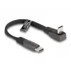DeLOCK USB 2.0 plokščias juostinis kabelis USB Type-C kištukas į kištuką PD 3.0 60W 1m juodas