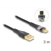 DeLOCK USB 2.0 kabelis Type-A kištukas į Type-C kištuką 60W 3m