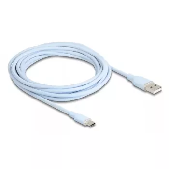 DeLOCK USB laidas USB 2.0 4 m USB A USB C mėlynas 81224