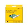 DeLOCK PCI Express x1 USB 3.2 Gen 1 plokštė su 3x USB-A, 2x USB-C ir 1x vidiniu 19 kontaktų lizdu