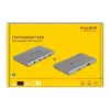 DeLOCK Thunderbolt 4 Hub 3 USB Type-A prievadai 10 Gbps 8K