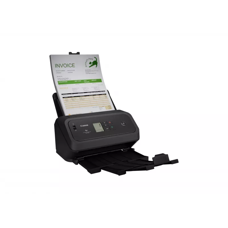 ADF dokumentų skaitytuvas Canon DRC340 – A4, 600 x 600 DPI, dvikryptis, USB maitinamas, įmontuotas ekranas, 3,2 kg