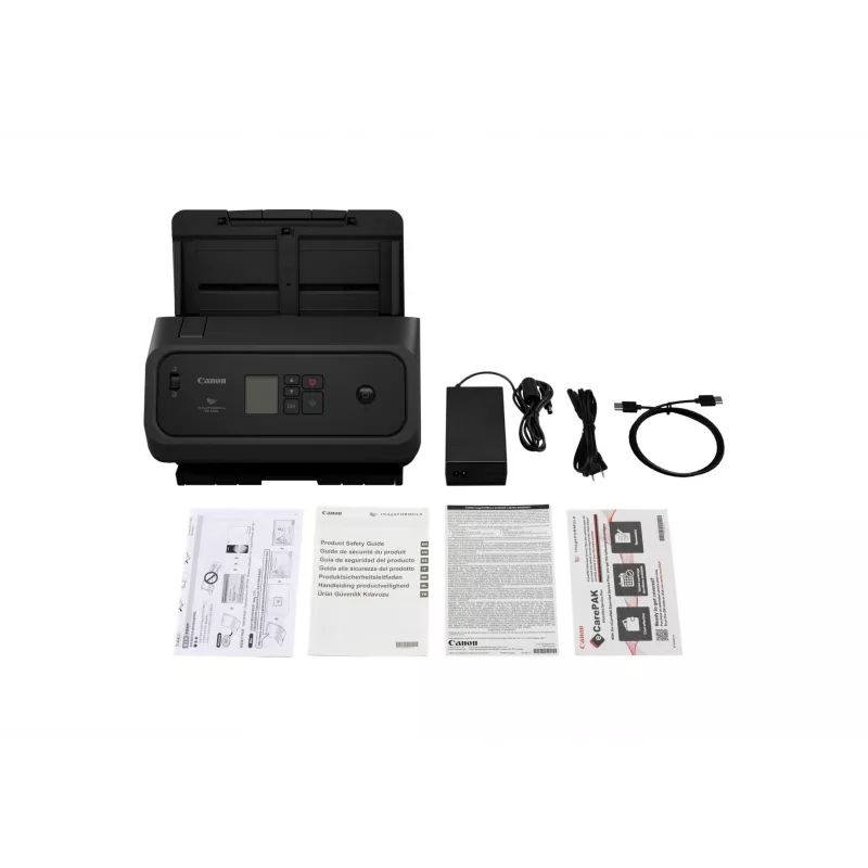 ADF dokumentų skaitytuvas Canon DRC340 – A4, 600 x 600 DPI, dvikryptis, USB maitinamas, įmontuotas ekranas, 3,2 kg
