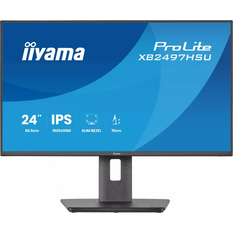 Monitorius iiyama ProLite XB2497HSU-B1 60.5 cm (23.8 colio) 1920 x 1080 pikselių Full HD LED juodas