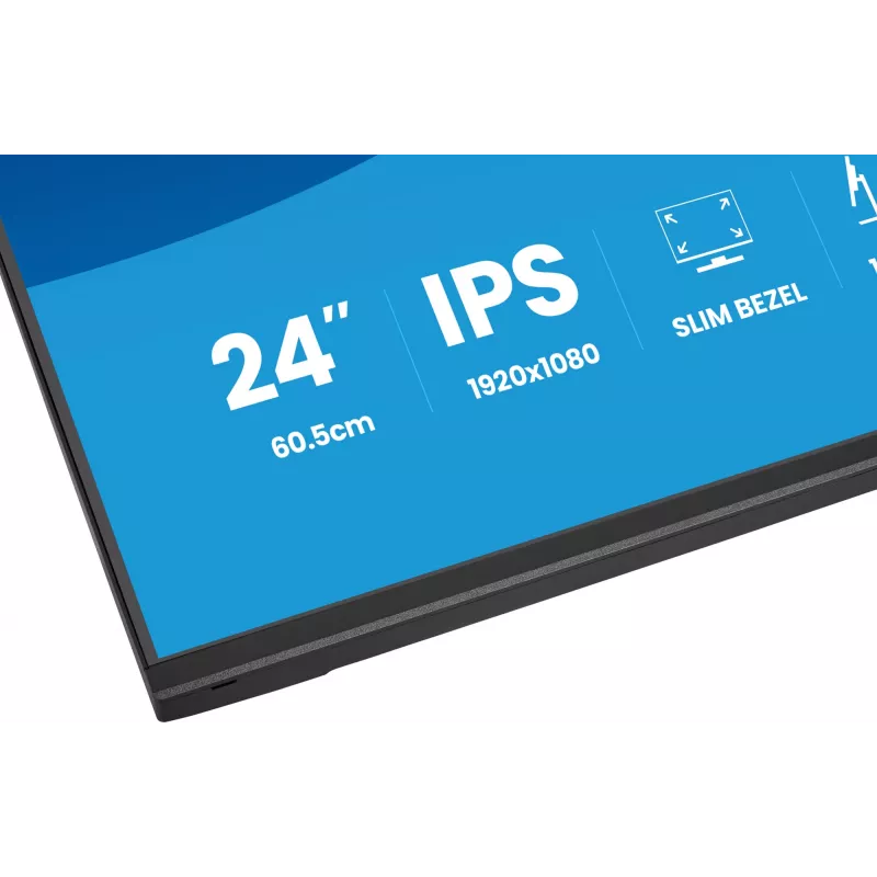Monitorius iiyama ProLite XB2497HSU-B1 60.5 cm (23.8 colio) 1920 x 1080 pikselių Full HD LED juodas