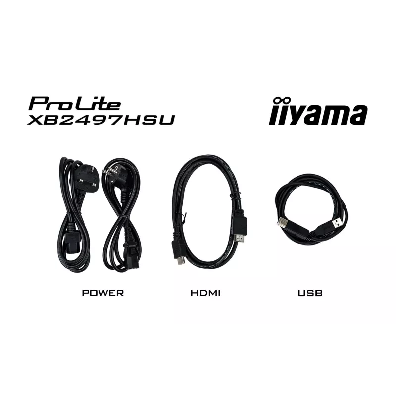 Monitorius iiyama ProLite XB2497HSU-B1 60.5 cm (23.8 colio) 1920 x 1080 pikselių Full HD LED juodas