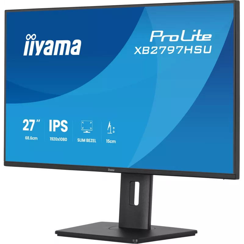 Monitorius iiyama ProLite XB2797HSU-B1 68,6 cm (27 col.) Full HD LED juodas