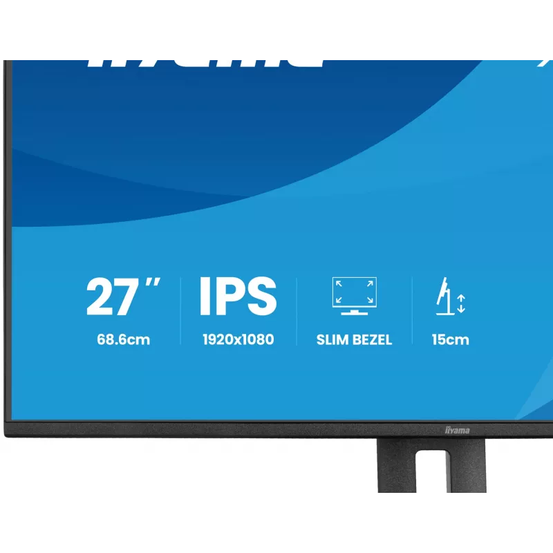 Monitorius iiyama ProLite XB2797HSU-B1 68,6 cm (27 col.) Full HD LED juodas