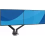 Dvigubas monitoriaus laikiklis ant stalo IIYAMA DS4002C-B1, 61–81,3 cm (24–32 col.), VESA 75×75–100×100, spaustuvas/įvorė, juodas