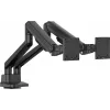 Dvigubas monitoriaus laikiklis ant stalo IIYAMA DS4002C-B1, 61–81,3 cm (24–32 col.), VESA 75×75–100×100, spaustuvas/įvorė, juodas