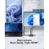 ICY BOX Adapteris USB Type-C į 3x HDMI