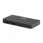 KVM jungiklis Club 3D Dual USB-C į HDMI, 2 prievadai, 4K UHD 3840x2160, USB-C konsolė, 65W PD, juodas