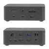 CLUB3D CSV-2562 Thunderbolt 5 dokavimo stotis, M.2 SSD, 2×HDMI 8K60Hz, 180W, 120 Gbit/s