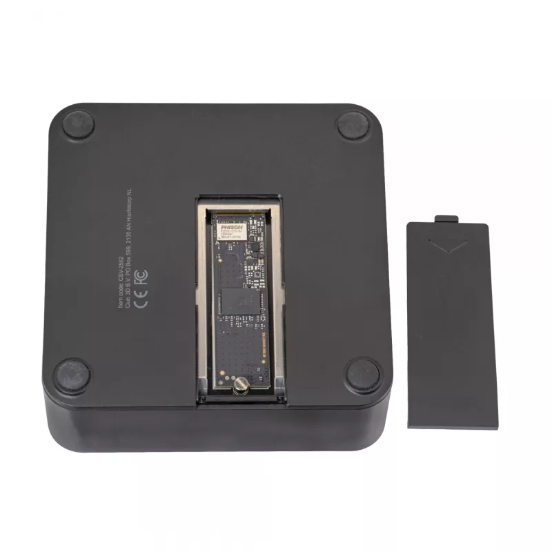 CLUB3D CSV-2562 Thunderbolt 5 dokavimo stotis, M.2 SSD, 2×HDMI 8K60Hz, 180W, 120 Gbit/s