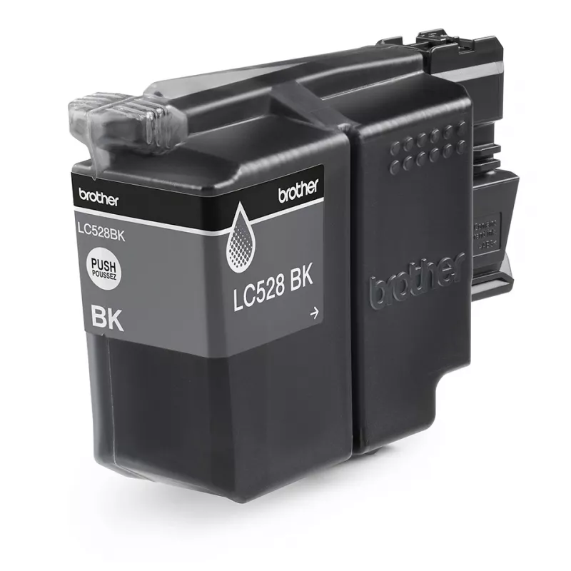 Originalus Brother LC528BK rašalo kasetė – juoda, vienetinis paketas, išeiga ~6000 puslapių