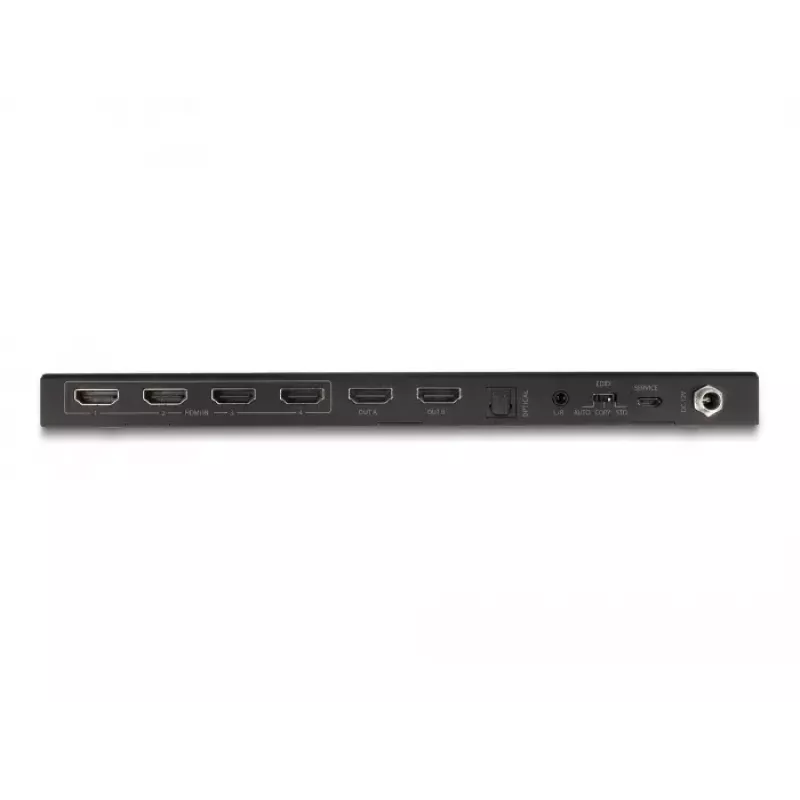 DeLOCK HDMI matricinis jungiklis 4x HDMI į 2x HDMI 4K 60 Hz