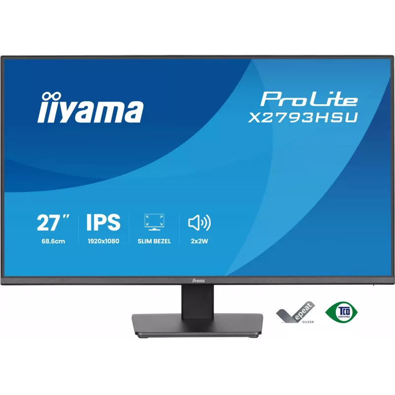 Monitorius iiyama ProLite X2793HSU-B1 68,6 cm (27 col.) Full HD LED
