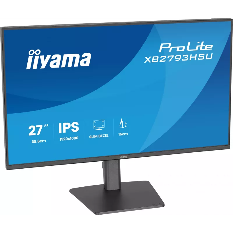 Monitorius iiyama ProLite XB2793HSU-B1 68,6 cm (27 inch) Full HD LED juodas
