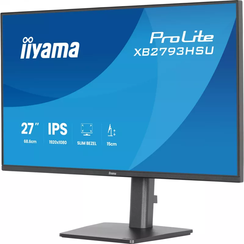Monitorius iiyama ProLite XB2793HSU-B1 68,6 cm (27 inch) Full HD LED juodas