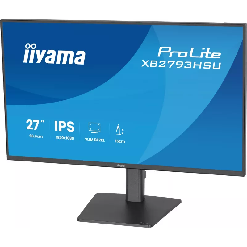 Monitorius iiyama ProLite XB2793HSU-B1 68,6 cm (27 inch) Full HD LED juodas