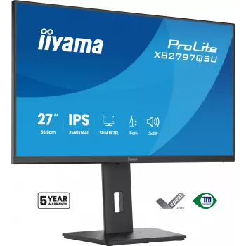 Monitorius iiyama ProLite XB2797QSU-B1 68,6 cm (27 colių) QHD LED juodas