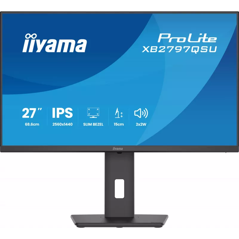 Monitorius iiyama ProLite XB2797QSU-B1 68,6 cm (27 colių) QHD LED juodas