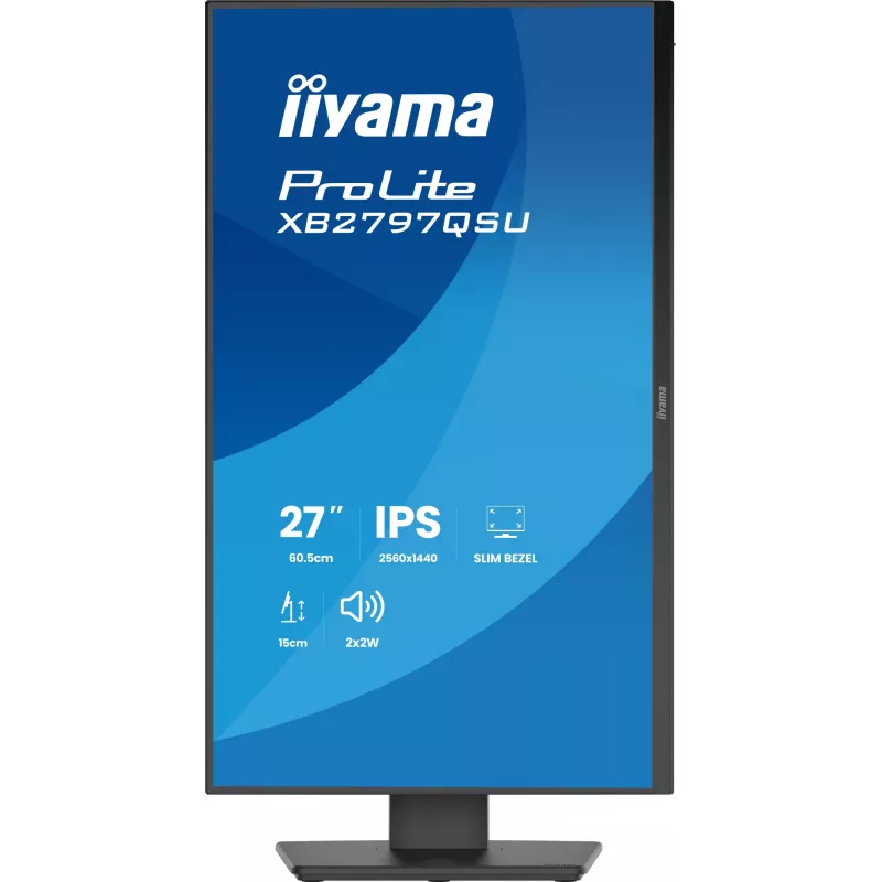 Monitorius iiyama ProLite XB2797QSU-B1 68,6 cm (27 colių) QHD LED juodas