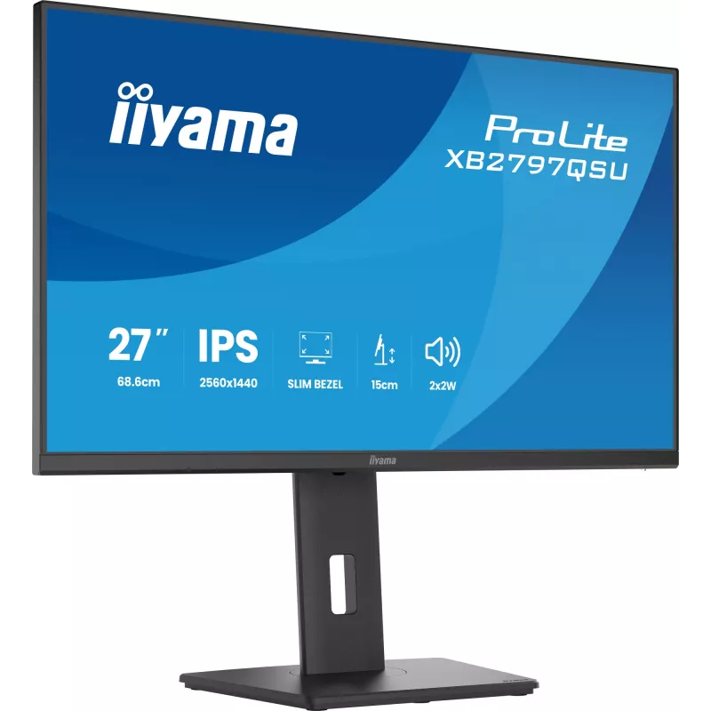 Monitorius iiyama ProLite XB2797QSU-B1 68,6 cm (27 colių) QHD LED juodas