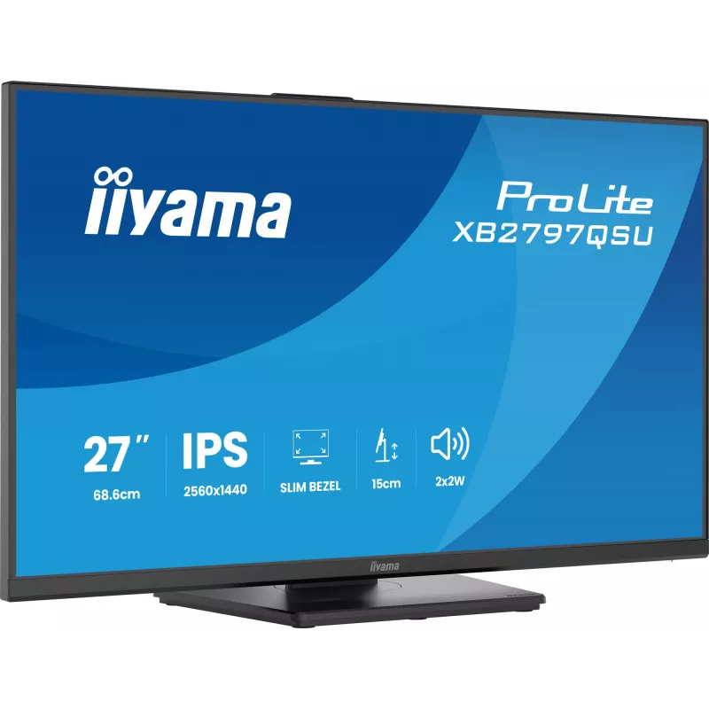 Monitorius iiyama ProLite XB2797QSU-B1 68,6 cm (27 colių) QHD LED juodas