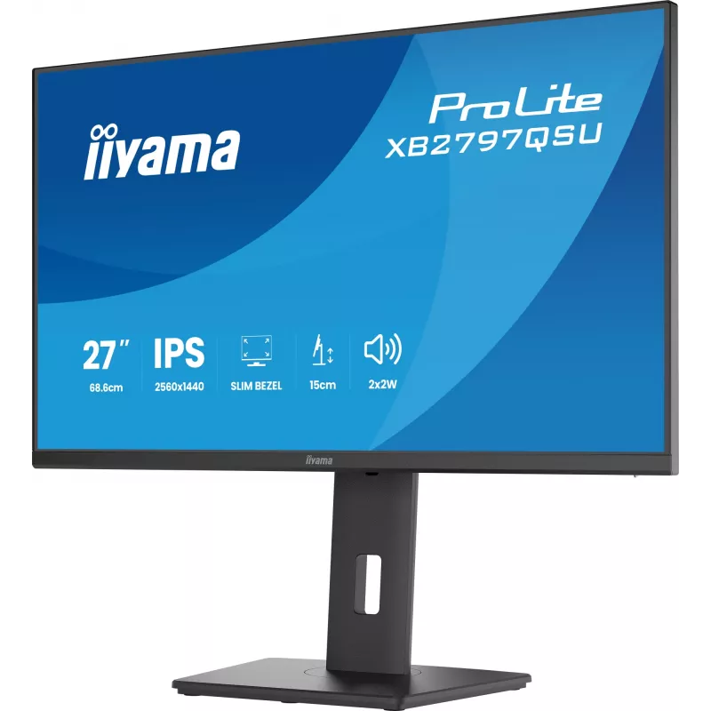 Monitorius iiyama ProLite XB2797QSU-B1 68,6 cm (27 colių) QHD LED juodas