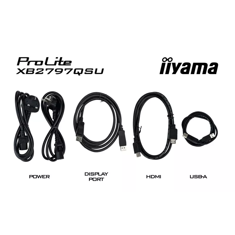 Monitorius iiyama ProLite XB2797QSU-B1 68,6 cm (27 colių) QHD LED juodas